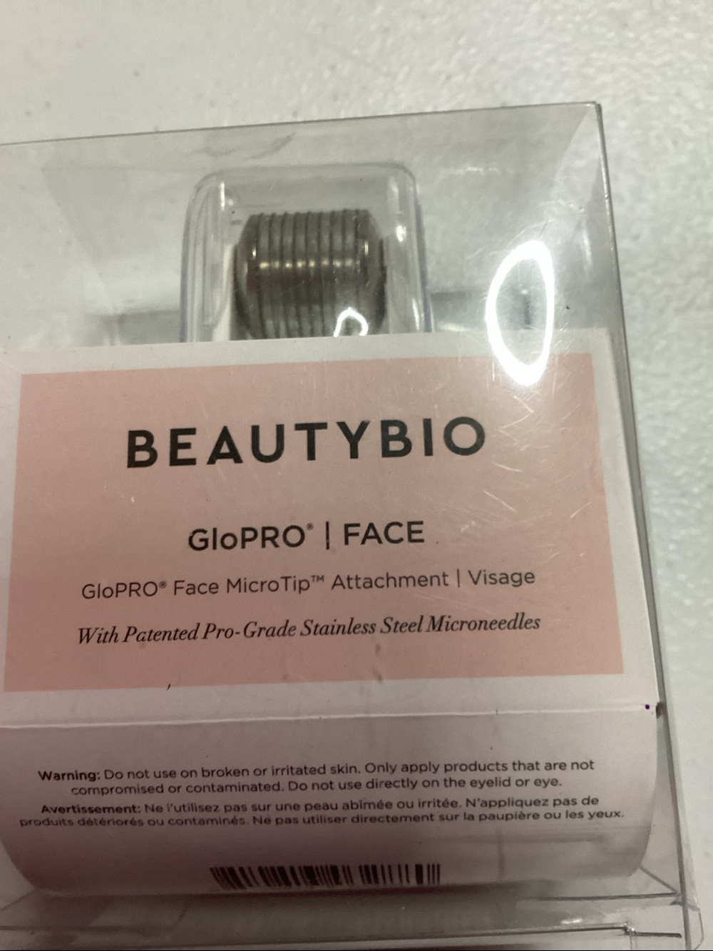 GoPro Beautybio Replacement Roller Head - White and Silver